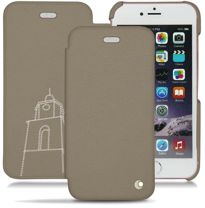 Housse cuir Apple iPhone 6S Plus - Rabat horizontal - Darboun sabla - NOREVE