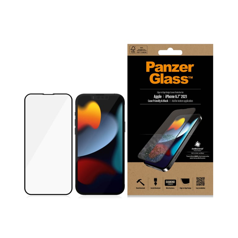 PanzerGlass Edge-to-Edge PRO - iPhone 13 Pro Max - Panzer Glass
