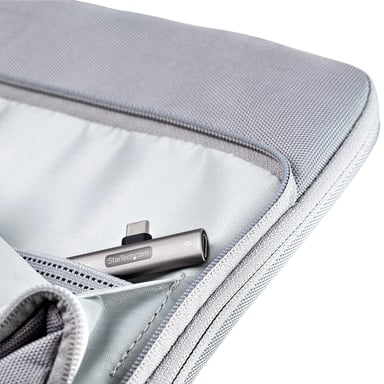 StarTech.com Adaptador de Audio y Carga USB-C - Adaptador de Audio USB Tipo C con Salida TRRS de 3,5mm para Auriculares con Micrófono y Pass Through de 60W USBC para Cargador