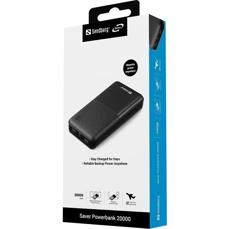 Sandberg Saver Powerbank 20000 Neuf - vue 2