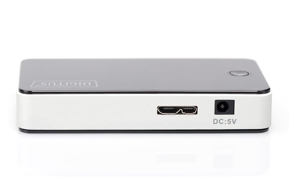 HUB 4 PORTE USB 3.0 CON ALIMENTATORE COLORE NERO