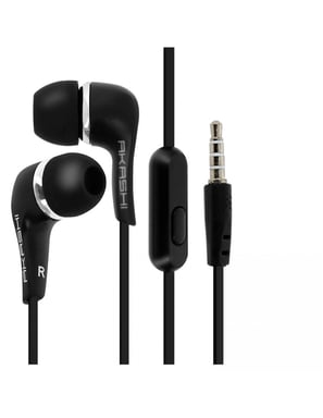 Akashi ALTKITPIE50BL Auricolari/Cuffie cablate Musica Nero