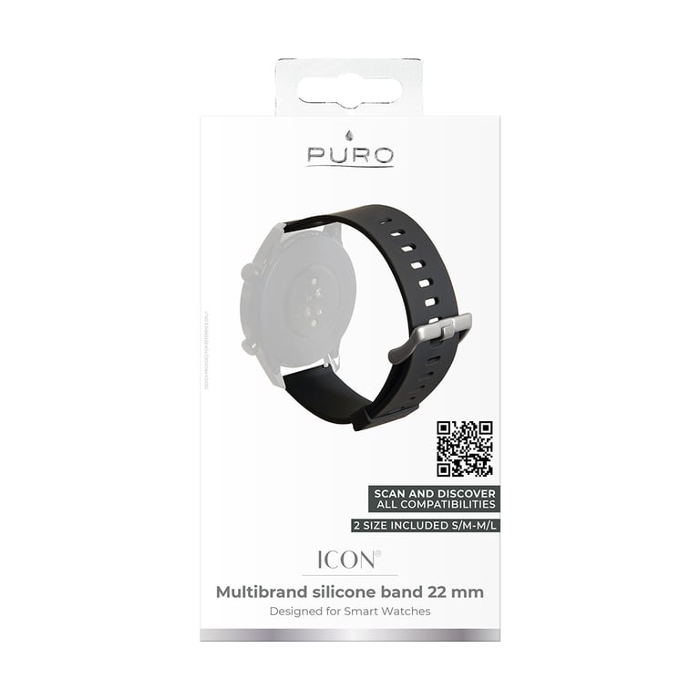 Bracelet Silicone Icon Universel 20mm - vue 6
