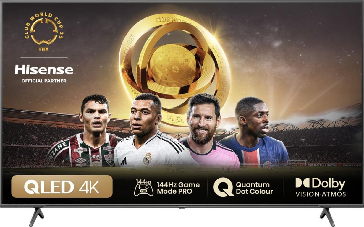 Hisense 75E7NQ PRO 190,5 cm (75 ) 4K Ultra HD Smart TV Wifi Gris 400 cd/m² - Neuf