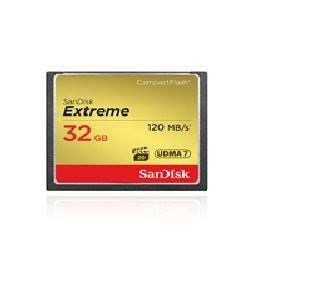 Sandisk Carte Compact Flash Extreme Cf 120 Mo/ - vue 1