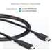 StarTech.com Cable de 1m USB-C a Mini DisplayPort - 4K 60Hz - Negro - Adaptador USB 3.1 Tipo C a mDP