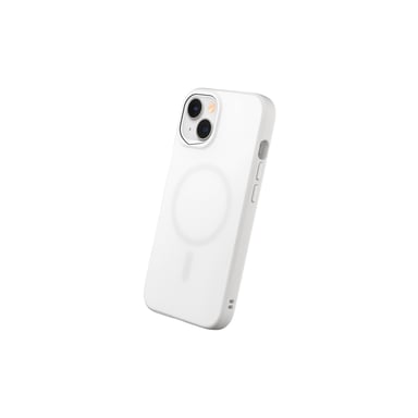 RhinoShield Coque Compatible avec [iPhone 15 Pro Max]   SolidSuit Compatible avec Magsafe - Coque Fine avec Technologie d'absorption des Chocs et Finition Premium Mate - Blanc