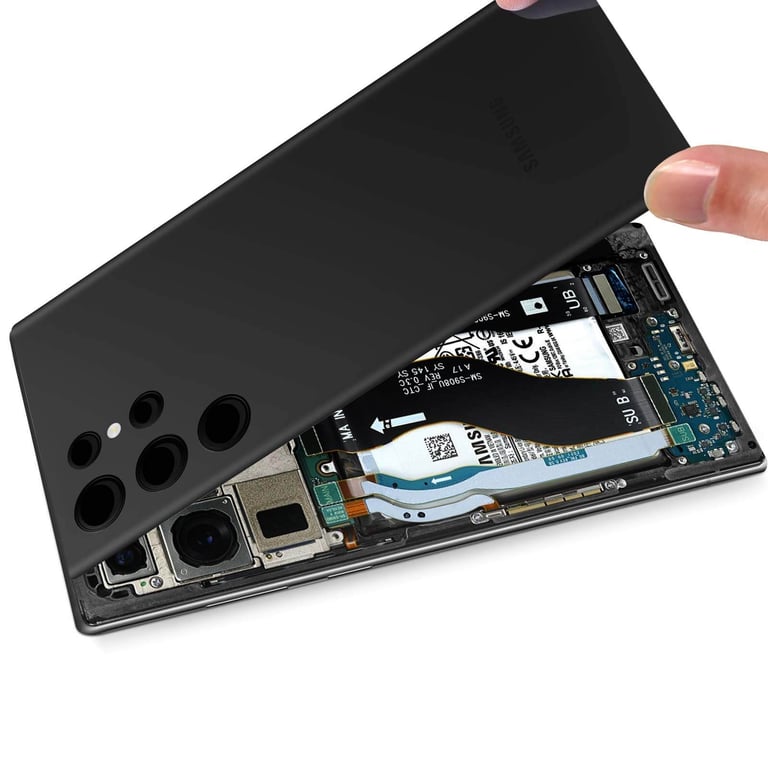 Cache Batterie Samsung Galaxy S22 Ultra Originale Samsung avec lentille Neuf - vue 7