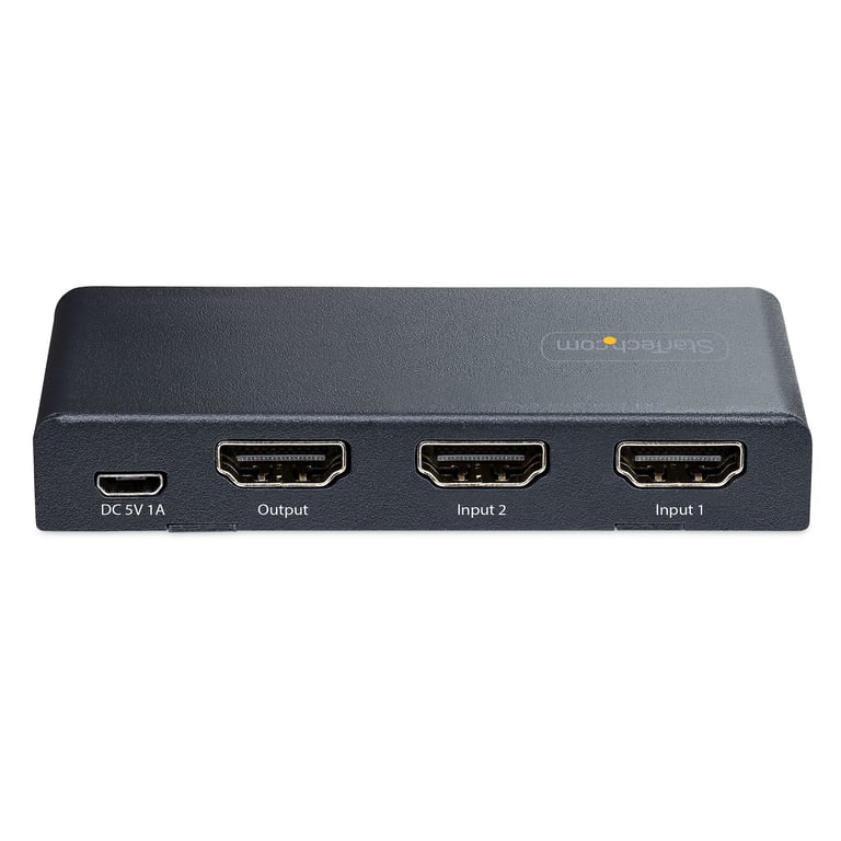 StarTech.com 2port-hdmi-switch-8k Commutateur Vidéo Noir - vue 3