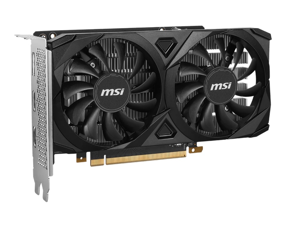 MSI Geforce RTX 3050 VENTUS 2X 6G OC NVIDIA 6 Go GDDR6 Neuf - vue 3