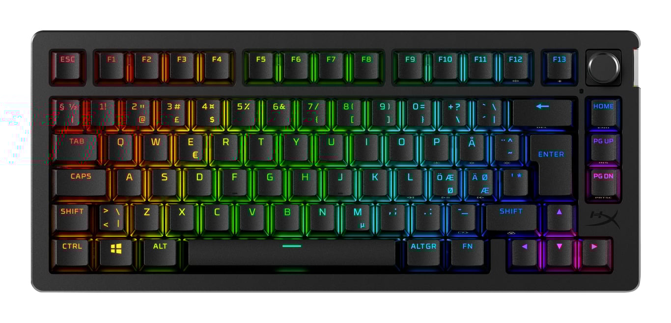 Clavier Gaming sans fil Azerty HyperX Alloy Rise 75 - vue 1