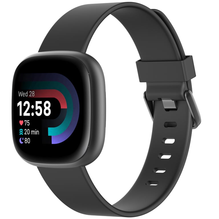 Bracelet Fitbit Versa 2 / Versa Lite Taille L en silicone - vue 10