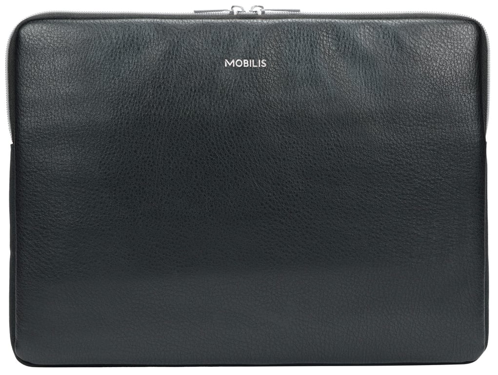 Housse en cuir véritable Saffiano pour MacBook Pro, MacBook Air & MacBook  Pro Retina 13 pouces, Minuit Noir