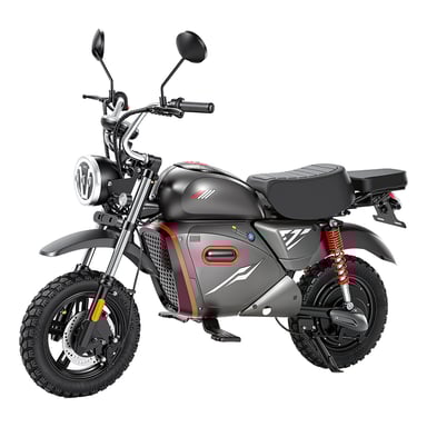 Moto électrique iScooter Y18 48V 20Ah, pneus tout-terrain 15'', écran LCD, déverrouillage NFC, autonomie 90 km