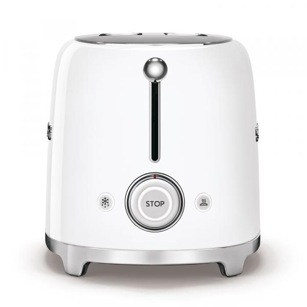 Grille-pain Smeg 2x2 50 pouces blanc tsf01wheu - Neuf