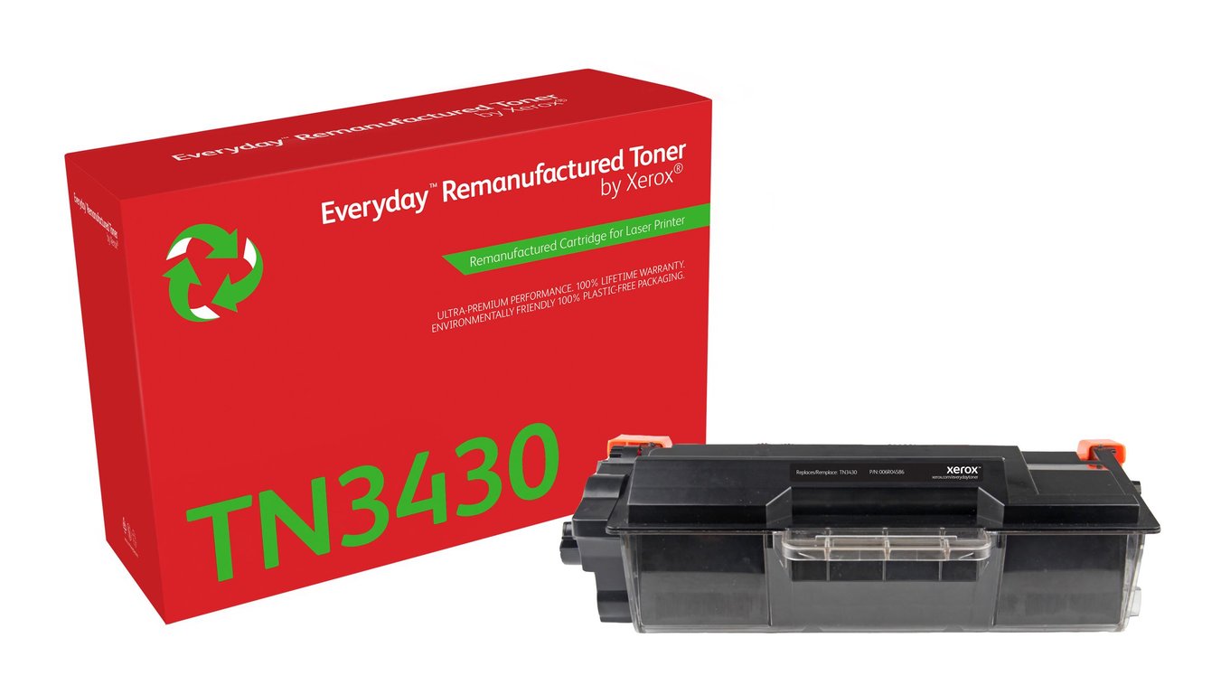 Toner Everyday Mono Compatible avec Brother TN 3430 Capacité Standard - vue 2