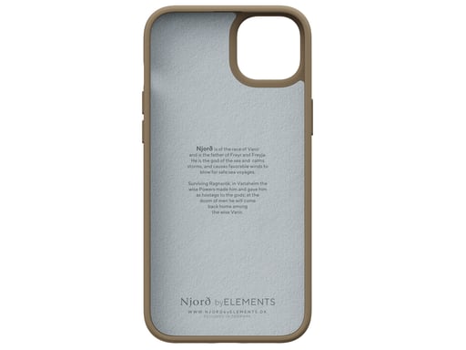 Custodia Njord byELEMENTS Suede Comfort+ - iPhone 14 Plus - Camel Apple iPhone 14 Plus