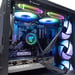 PC Gamer PcCom Ready AMD Ryzen 7 5700X, 32 Go RAM, SSD 1 To, RTX 5060 LE, Refroidissement Liquide ARGB