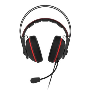 ASUS TUF Gaming H7 Auriculares con cable Diadema para juegos Negro, Rojo