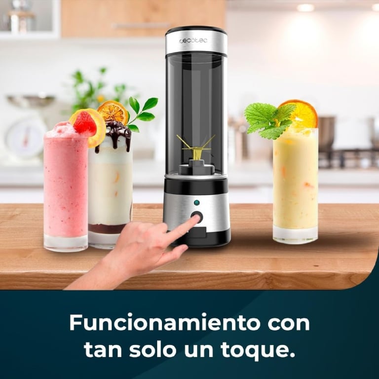 Mixeur Portable Cecotec WanderlustMix USB – 126 W, 2 Verres 400 ml - vue 3
