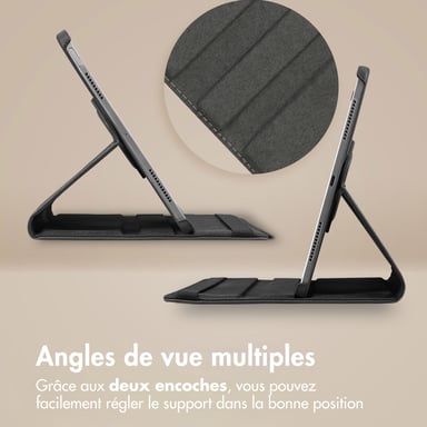 imoshion Coque tablette rotatif à 360° pour Samsung Galaxy Tab S11 - Noir
