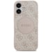 Étui Guess 4G Circle Logo MagSafe pour iPhone 17, rose