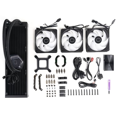 Cooler Master MasterLiquid 360 ATMOS Processor Kit di raffreddamento a liquido 12 cm Nero