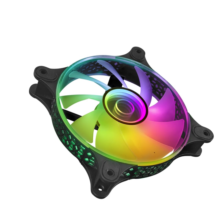 Mars Gaming MF3D système de refroidissement d'ordinateur Boitier PC Ventilateur 12 cm 1 pièce Neuf - vue 3