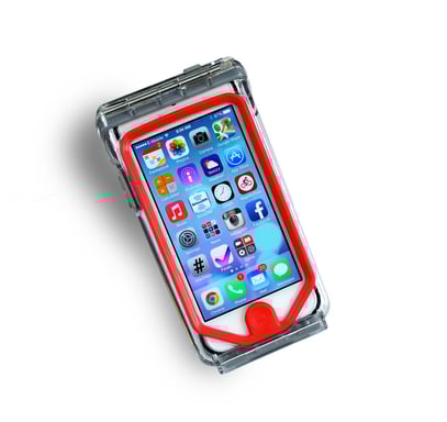 Optrix 9466002 coque de protection pour téléphones portables 10,2 cm (4'') Rouge, Transparent Apple iPhone 5/5s/SE