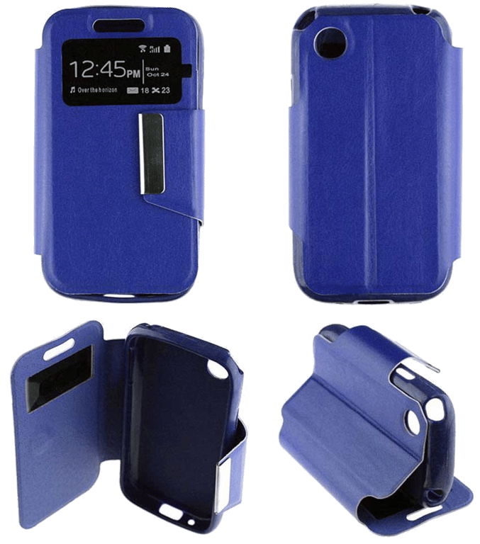 Etui Folio compatible Bleu LG L40