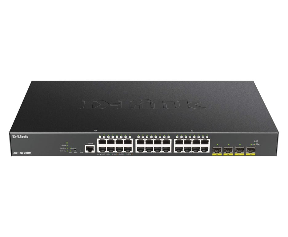 D-Link DLink Switch DGS-1250-28XMP E DGS125028XMP E (DGS-1250-28XMP/E) - Neuf