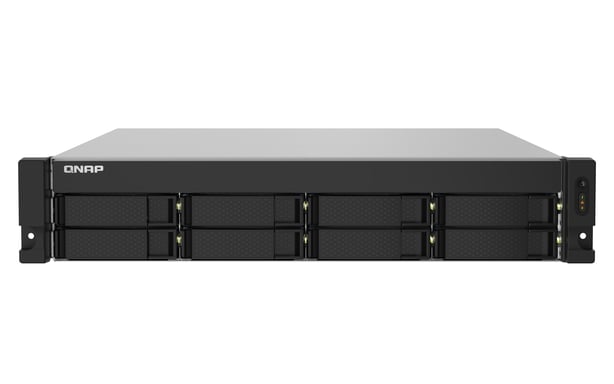 QNAP TS-832PXU-RP NAS Rack (2 U) Annapurna Labs AL324 4 Go DDR4 0 To QNAP Turbo System Noir