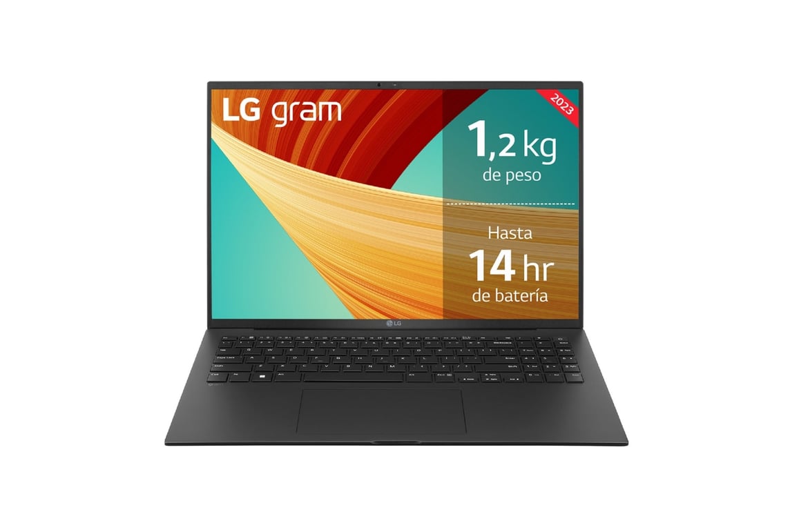 LG Gram 16Z90R Intel® Core™ i7 i7-1360P Ordinateur Portable 40,6 Cm (16 ) Wqxga 32Go Lpddr5-Sdram 1To SSD Nvidia Geforce Rtx 3050 Wi-Fi 6 (802.11Ax) Windows 11 Home Espagnole Noir - Excellent État