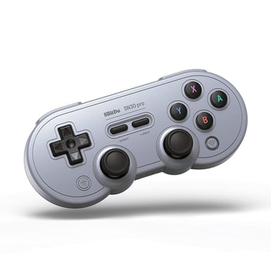 8Bitdo SN30 Pro Gris Bluetooth/USB Manette de jeu Analogique/Numérique Android, MAC, Nintendo Switch, Nintendo Switch Lite, PC