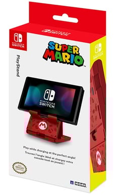 Hori Playstand Mario - Soporte para consola Nintendo Switch - Diseño Super Mario - Licencia oficial Nintendo