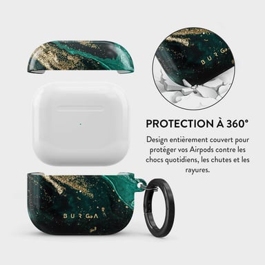 Burga Funda rígida para Apple AirPods 3 (2021) - Emerald Pool