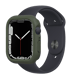 RHINOSHIELD Coque Bumper Compatible avec Apple Watch Series 8 / 7 [41mm] CrashGuard NX - Protection Fine Personnalisable avec Technologie Absorption des Chocs - Vert Kaki