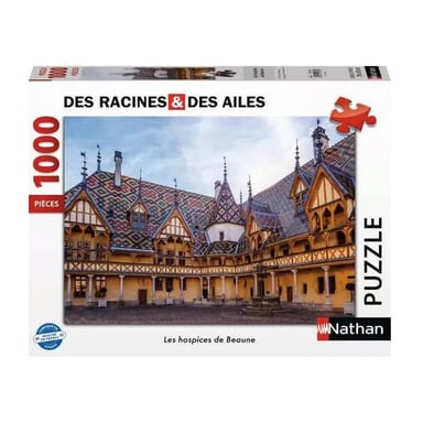 Puzzle Nathan 1000 piezas - Los Hospicios de Beaune, una obra de arte para montar