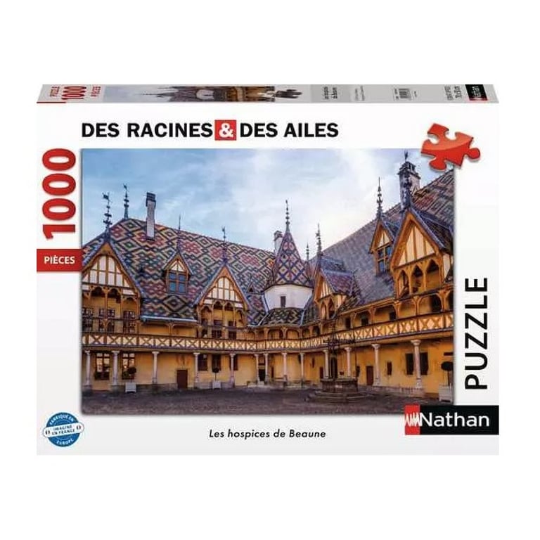 Puzzle 1000 pièces : Les hospices de Beaune Des racines et des ailes Ravensburger Nathan - vue 2