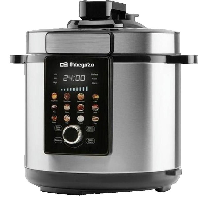 Olla Électrique Programmable Orbegozo 6L Inox - Neuf