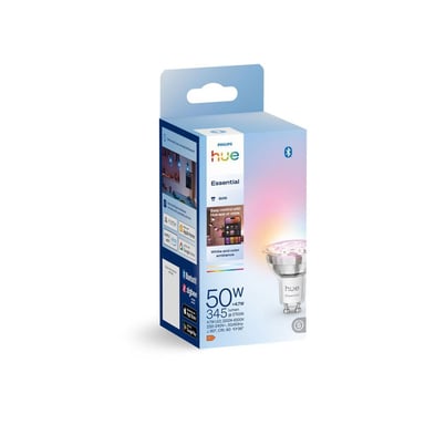 Bombilla inteligente Philips Hue GU10 4 7 W Multi Bluetooth 345 lm Blanco