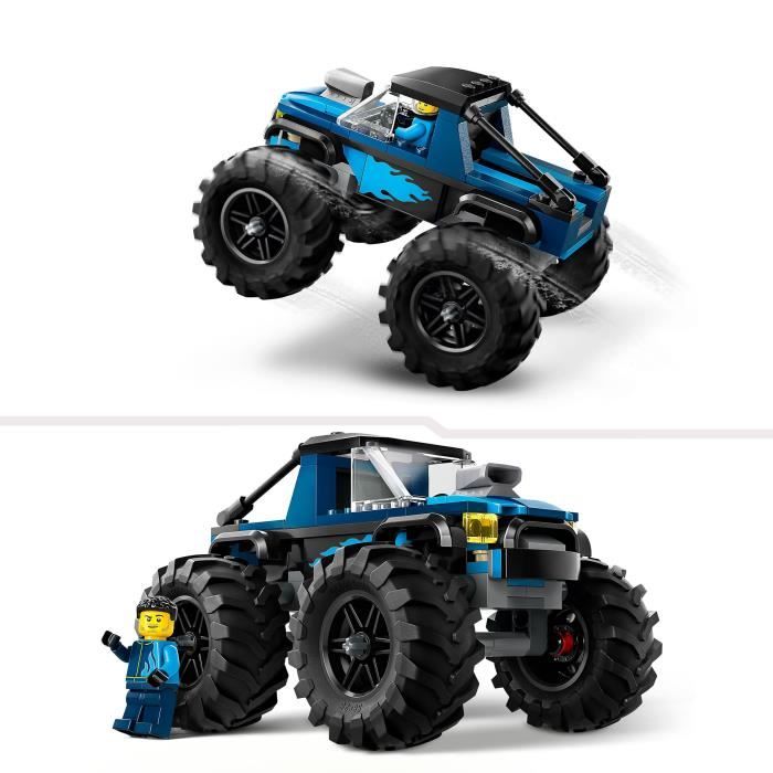 Monster Truck Bleu LEGO City 60402 - Aventure Épique pour Enfants - Neuf