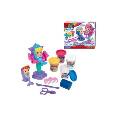 LEXIBOOK - Brillante peluquería para sirenas de plastilina blanda y maleable