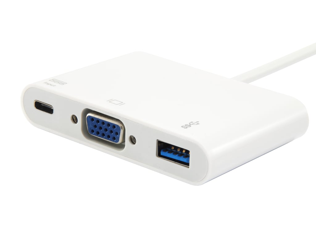 Equip Adaptateur USB C vers VGA HD15 USB A USB PD Neuf - vue 2