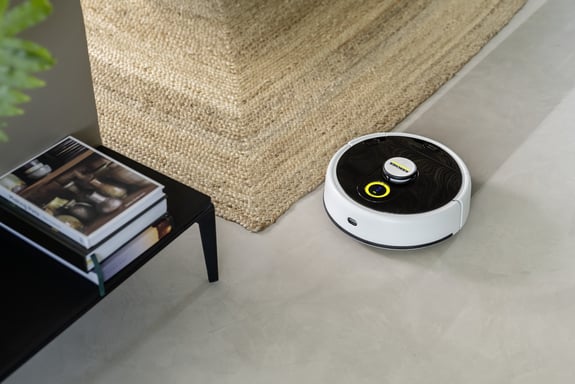 Kärcher RCF 3 aspiradora robotizada 1,15 L Negro, Blanco