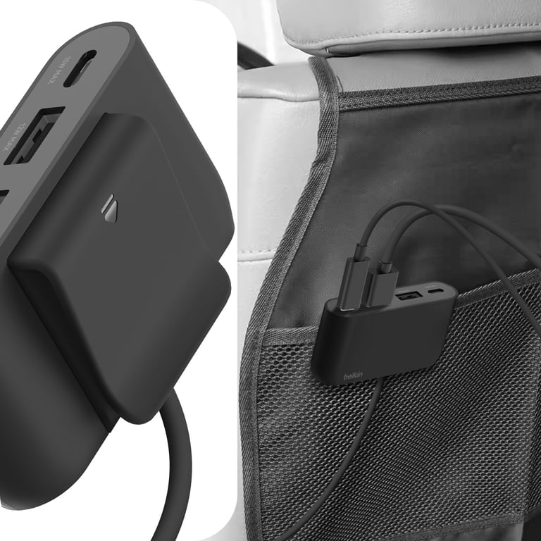 Hub de Charge USB C Multiports 2x USB C + 2x USB Câble 2m de Long Noir - Neuf