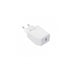 Adaptador de corriente USB-C blanco de 20 W de Muvit