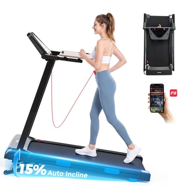 Tapis roulant PB602A, motore 0.75-2.5 HP, display LED, carico massimo 150 kg, velocità 1-12 km/h