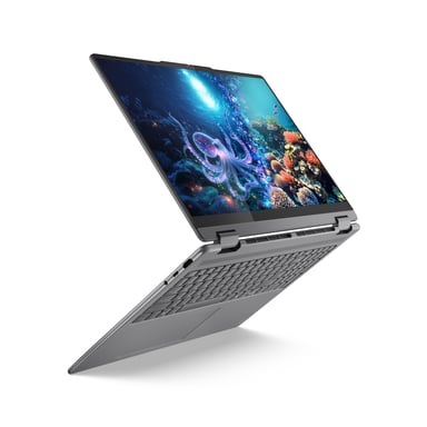 Lenovo Yoga 7 2-in-1 16ILL10 Copilot+ PC Intel Core Ultra 7 258V Híbrido (2-en-1) 40,6 cm (16'') Pantalla táctil 2.8K 32 GB LPDDR5x-SDRAM 1 TB SSD Wi-Fi 7 (802.11be) Windows 11 Home Alemán Gris