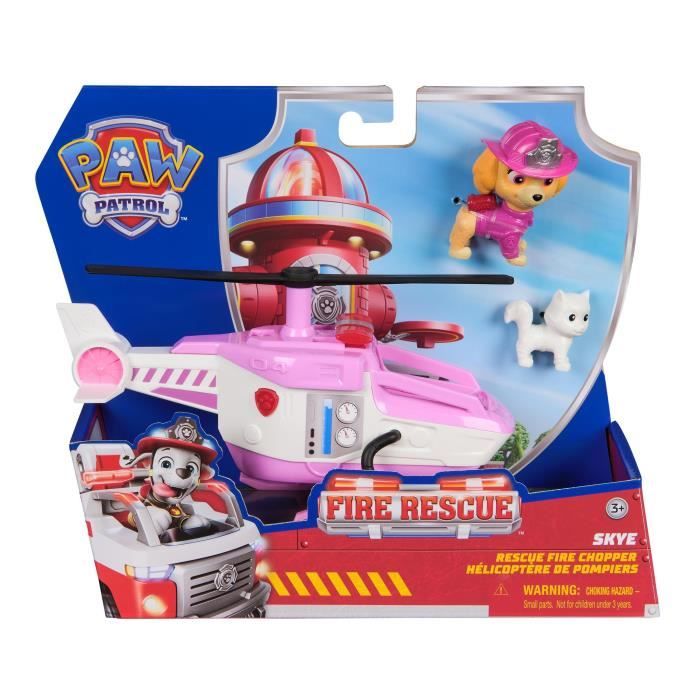 Figurines et véhicule Paw Patrol Pat’Patrouille Fire Rescue Stella - vue 2